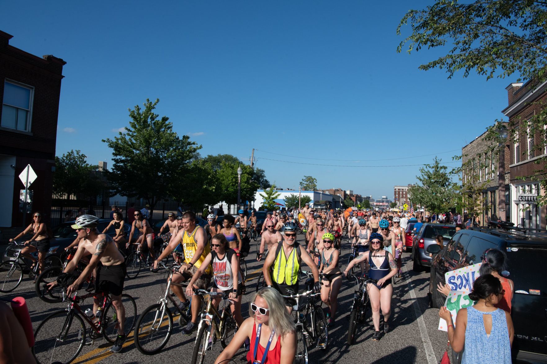 2019 World Naked Bike Ride in St. Louis